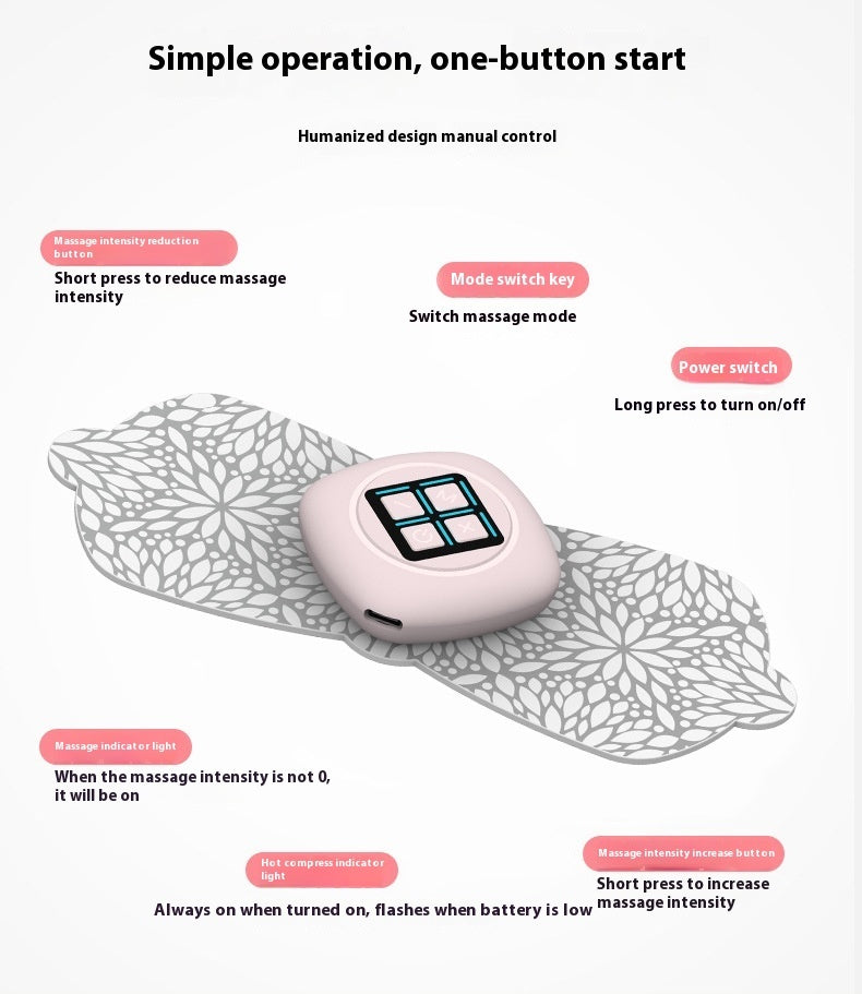 Physiotherapy Instrument Warm Mini Heating Massage Pad